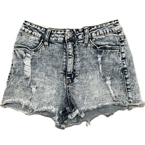 Distressed Denim Women Shorts